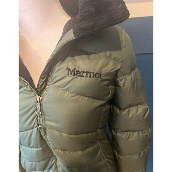 MARMOT Women's Montreal Mid-Thigh Length Down Puffer Coat - Picture 4 of 11